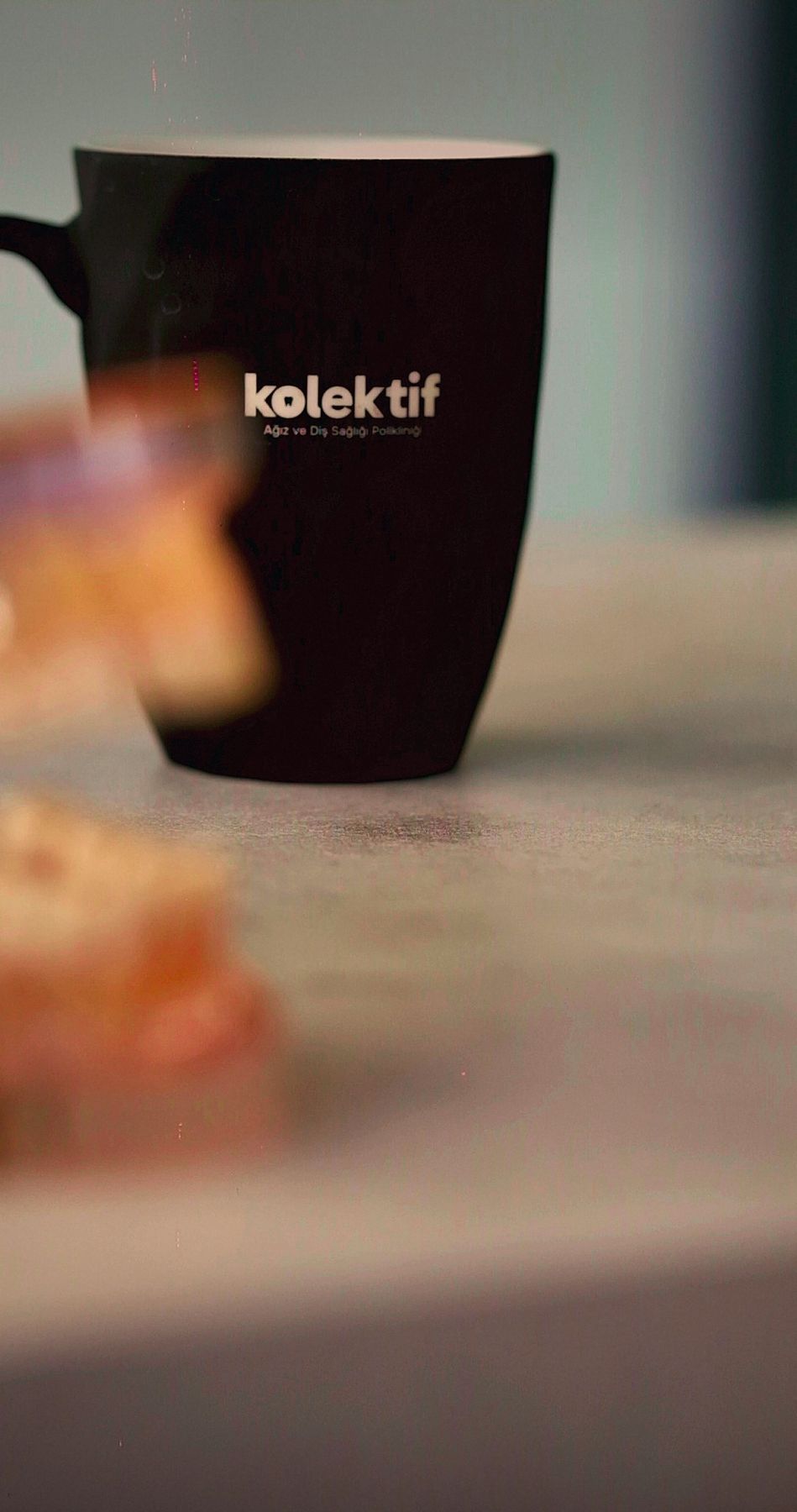 Kolektif kupası ve diş modeli
